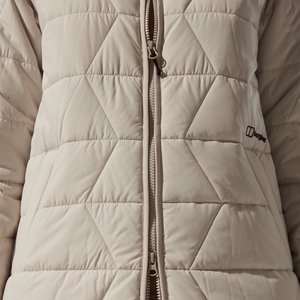Gesteppt-isolierte Netherdene Damen-Jacke - Grau