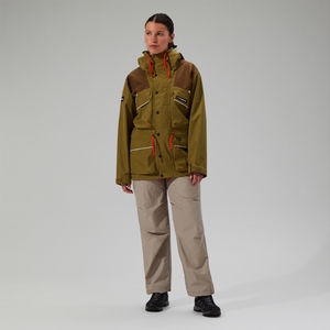 Unisex Trango Gore-Tex Waterproof Jacket - Green/Brown