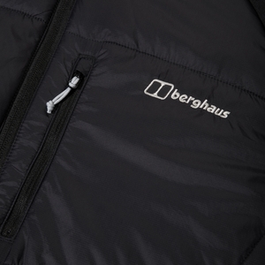 Trawden Hybrid-Kapuzenjacke für Herren - Schwarz