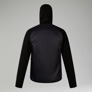 Trawden Hybrid-Kapuzenjacke für Herren - Schwarz