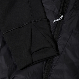 Trawden Hybrid-Kapuzenjacke für Herren - Schwarz