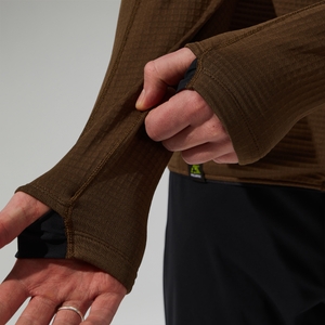 Ridge-Hiker Kapuzenjacke für Herren - Braun/Schwarz