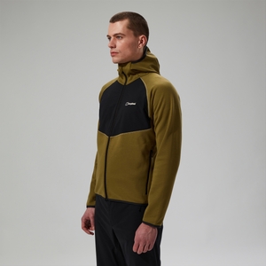 Men's Trawden Hybrid Jacket - Green/Black