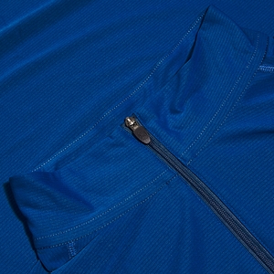 247 Long Sleeve Half Zip Tech T-Shirt für Herren - Blau