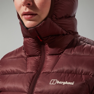 Isolierte Summit-Nomad Daunen-Jacke für Damen - Rot