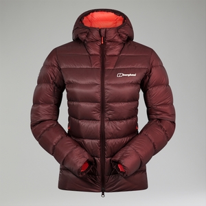 Isolierte Summit-Nomad Daunen-Jacke für Damen - Rot