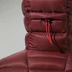 Isolierte Summit-Nomad Daunen-Jacke für Damen - Rot