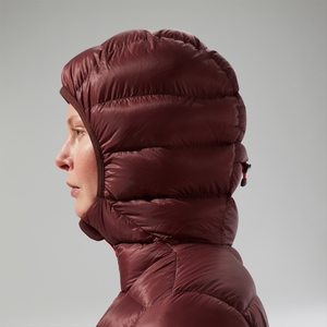 Isolierte Summit-Nomad Daunen-Jacke für Damen - Rot