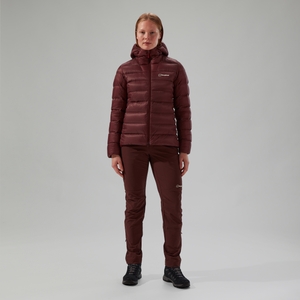 Isolierte Summit-Nomad Daunen-Jacke für Damen - Rot