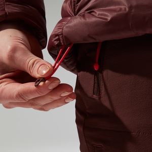 Isolierte Summit-Nomad Daunen-Jacke für Damen - Rot