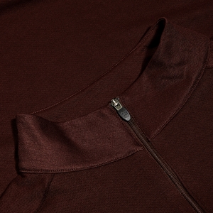 Halb-Zip Ivyhill Herren-Top - Braun