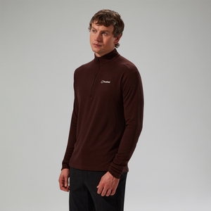 Halb-Zip Ivyhill Herren-Top - Braun