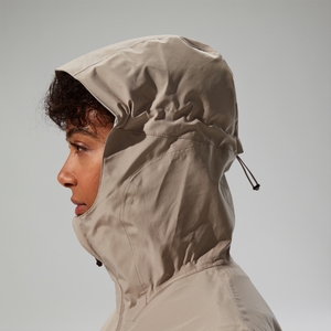 Wasserdichte Deluge Pro 3.0 Damen-Jacke - Grau