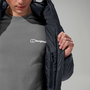 Daunen-isolierte URB Arkos Reflect Herren-Jacke - Schwarz