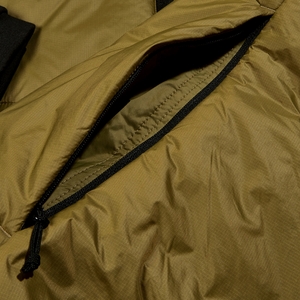 Trawden Hybrid-Kapuzenjacke für Herren - Grün/Schwarz