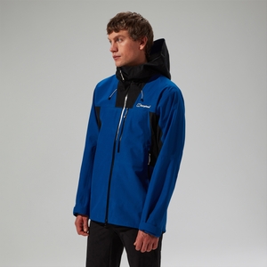 Wasserdichte Ridge-Seeker Herren-Gore-Tex Jacke - Blau/Schwarz