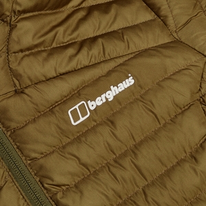Nula Lange Micro Jacket für Damen - Grün