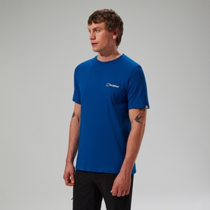 Mountain Art Herren-T-Shirt - Blau