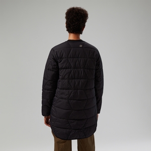 Gesteppt-isolierte Netherdene Damen-Jacke - Schwarz