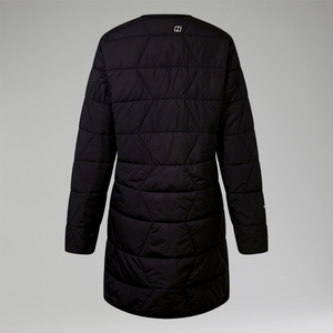 Gesteppt-isolierte Netherdene Damen-Jacke - Schwarz
