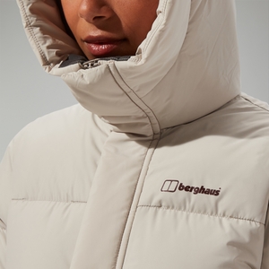 Women's Combust Reflect Long Insulated Jacket - Grey