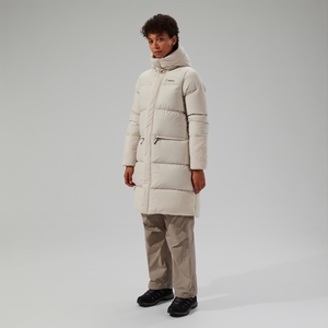 Women's Combust Reflect Long Insulated Jacket - Grey