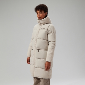 Women's Combust Reflect Long Insulated Jacket - Grey