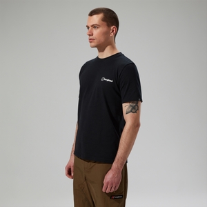 Mountain Art Herren-T-Shirt - Schwarz