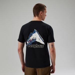 Mountain Art Herren-T-Shirt - Schwarz