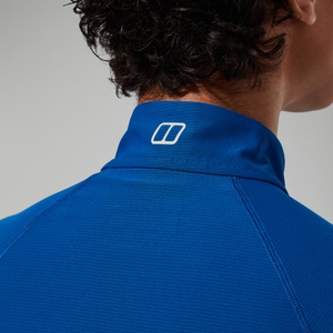 Women's 247 Half Zip Long Sleeve Tech Tee - Blue