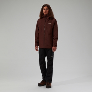 Isolierte Deluge Pro 3.0 Herren-Regenjacke - Braun