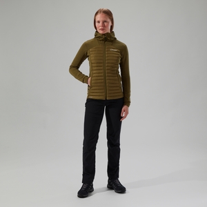 Women's Nula Hybrid Synthetic Insulated Jacket - Green