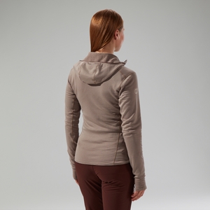 Ridge-Hiker Kapuzenjacke für Damen - Grau/Braun