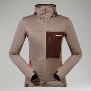 Ridge-Hiker Kapuzenjacke für Damen - Grau/Braun