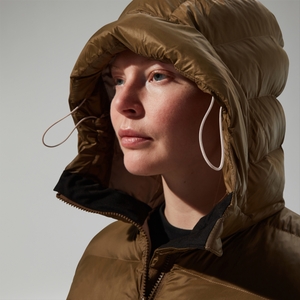 Synthetisch isolierte Ewden Damen-Jacke - Braun