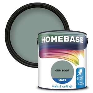 Homebase Matt Emulsion Paint Gum Boot - 2.5L