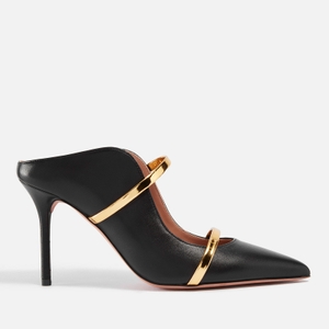 Maureen 85 Leather Heeled Mules