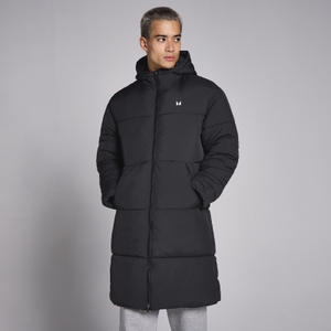 MP Men s Long Puffer Jacket Black MYPROTEIN