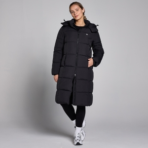 MP Women's Long Padded Puffer Jacket - Black