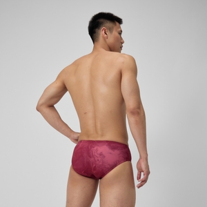 Caleçon boxeur ajusté boxeur ajusté Lunar Storm pour hommes, rouge