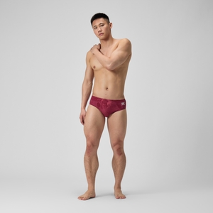 Caleçon boxeur ajusté boxeur ajusté Lunar Storm pour hommes, rouge