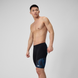 Cuissard de natation Space Train pour hommes, bleu/noir