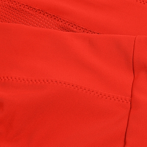 Women's Solid High-Waist Bottom Red