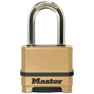 Master Lock Excell Zinc Heavy Duty 56mm Combination Padlock with Long Shackle