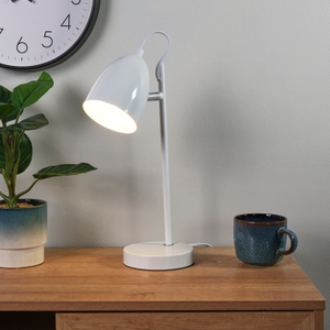 Albie Desk Lamp - White