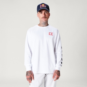 Unisex Kriss Kyle Long-Sleeve Tee - Black/White - XL