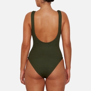 Hunza G Domino Seersucker Swimsuit | Coggles