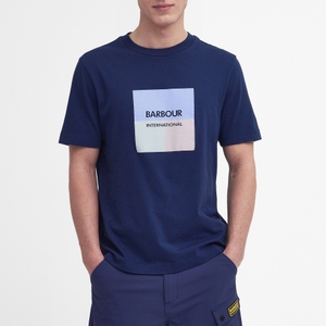 Barbour International Triptych Graphic Cotton Jersey T Shirt TheHut