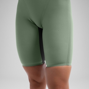 Women's Fastskin LZR Valor 2.0 Country Green Openback Kneeskin