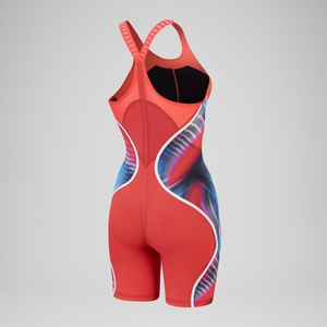 Combinaison partielle à dos fermé - Fastskin LZR Pure Intent 2.0 pour Femmes Bleu/Rouge